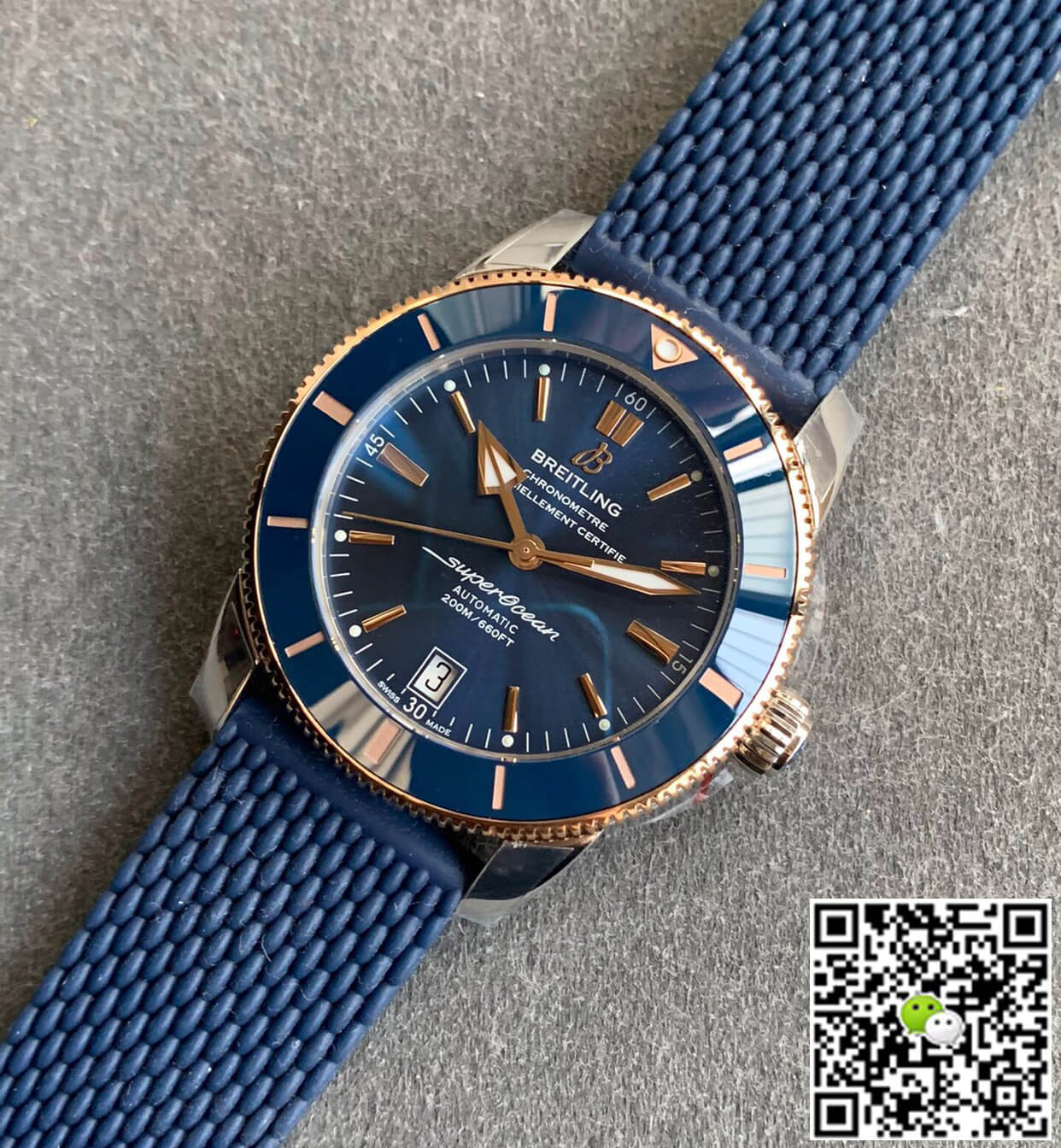 Breitling Superocean Heritage UB2010161C1S1 GF Factory Rubber Strap