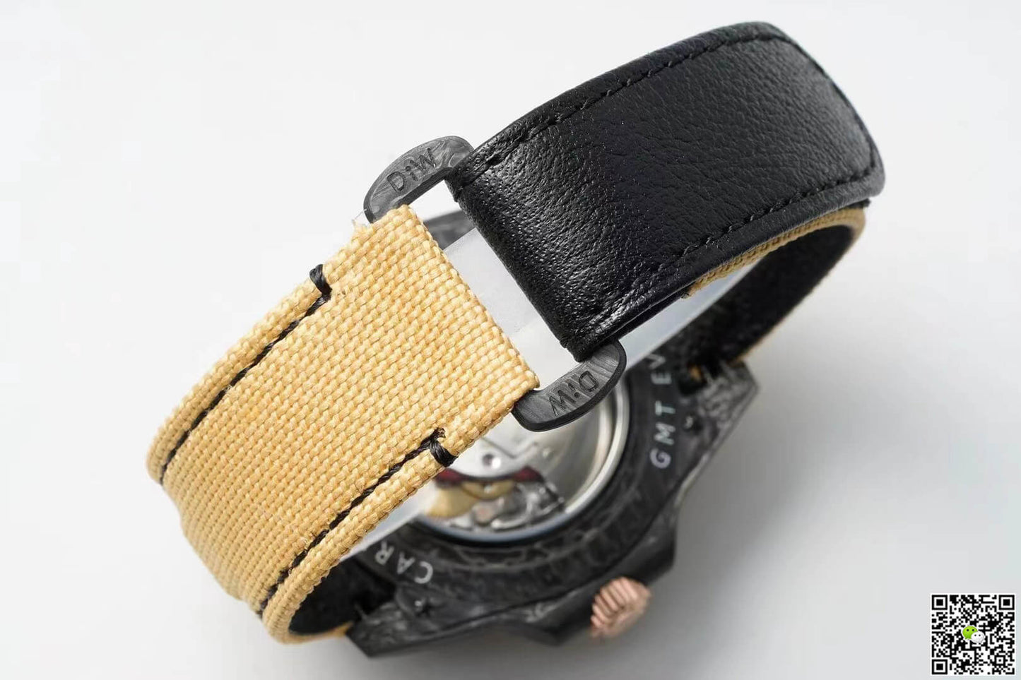 Rolex GMT-MASTER II Diw Carbon Fiber Yellow Fabric Strap