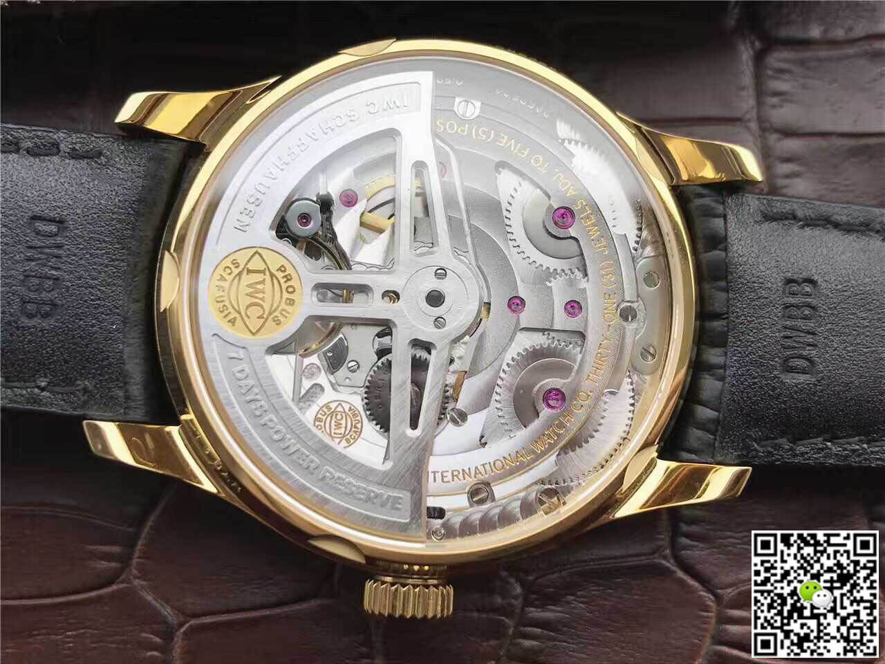 IWC Portugieser IW500101 ZF Factory Yellow Gold Case