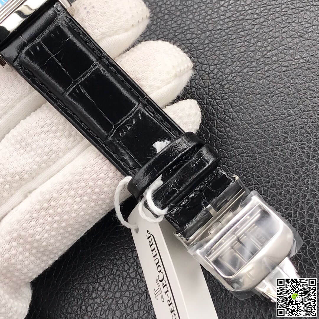 Jaeger LeCoultre Reverso Tribute Double-sided Double Time Zone Flip MG Factory White Dial