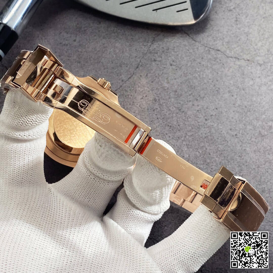 Rolex GMT Master II 126715CHNR-0001 GM Factory Rose Gold Black Dial