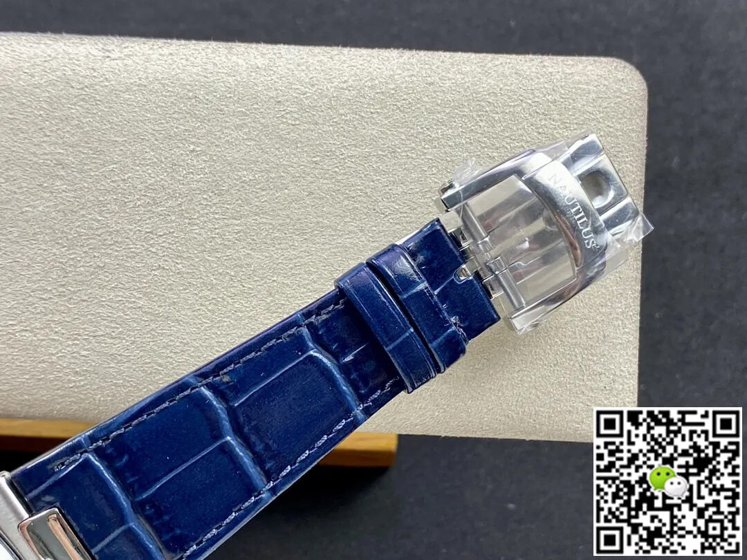Patek Philippe Nautilus 5712 GR Factory Blue Leather Strap