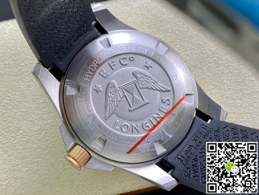 Longines Concas L3.781.3.58.9 ZF Factory Black Dial