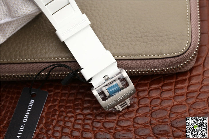 Richard Mille RM055 KV Factory Ceramics White Strap