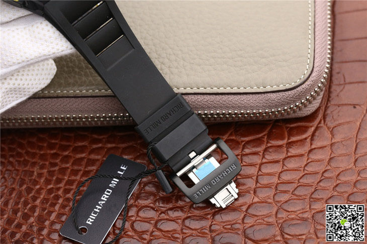 Richard Mille RM-011 KV Factory Carbon Fiber Black Strap