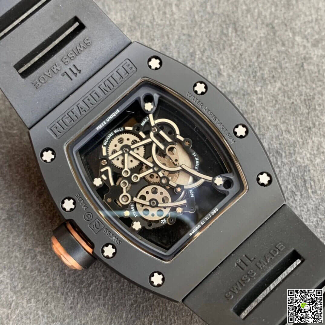 Richard Mille RM055 KV Factory V2 Black Ceramic