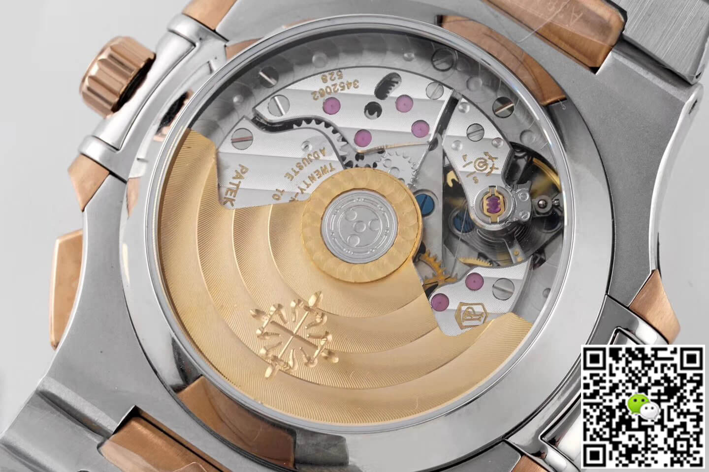 Patek Philippe Nautilus 5980/1AR-001 3K Factory V2 Rose Gold