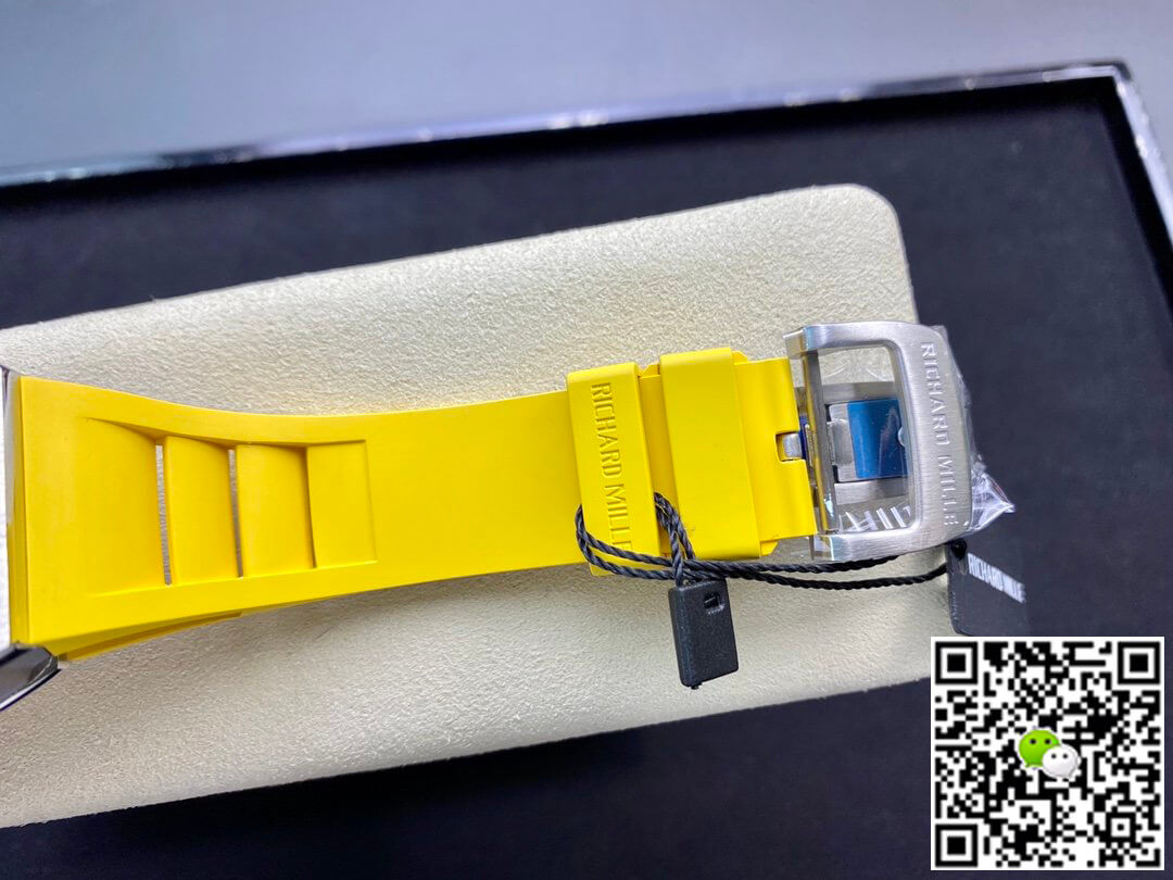 Richard Mille RM11 KV Factory Titanium Yellow Strap