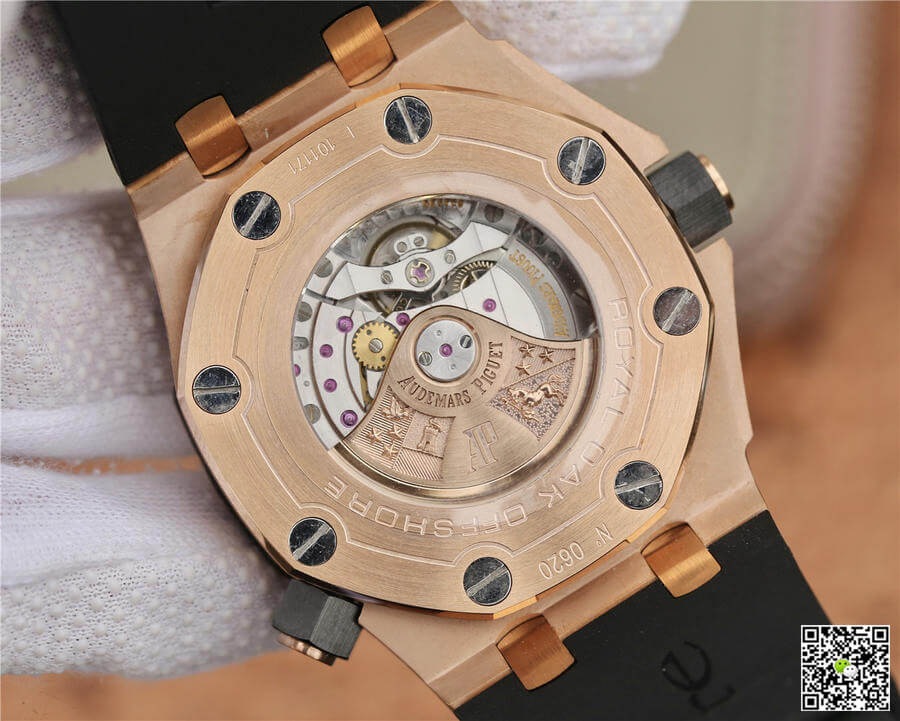 Audemars Piguet Royal Oak Offshore 15710 JF Factory V8 Rose Gold Black Dial