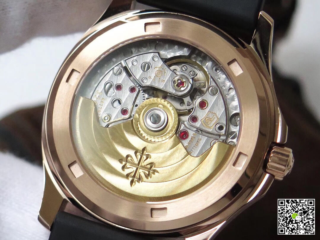 Patek Philippe Aquanaut PPF Factory Rose Gold Black Dial