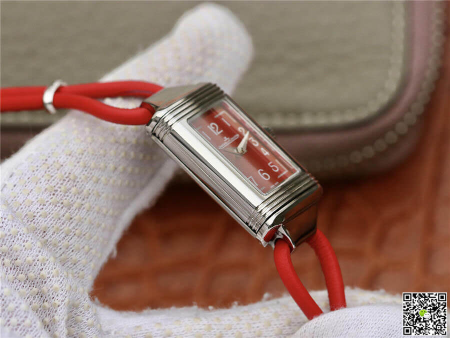 Jaeger-LeCoultre Reverso 3268560 MG Factory Stainless Steel Red Dial