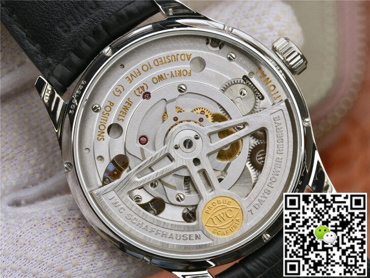 IWC Portuguese Tourbillon ZF Factory Stainless Steel White Dial