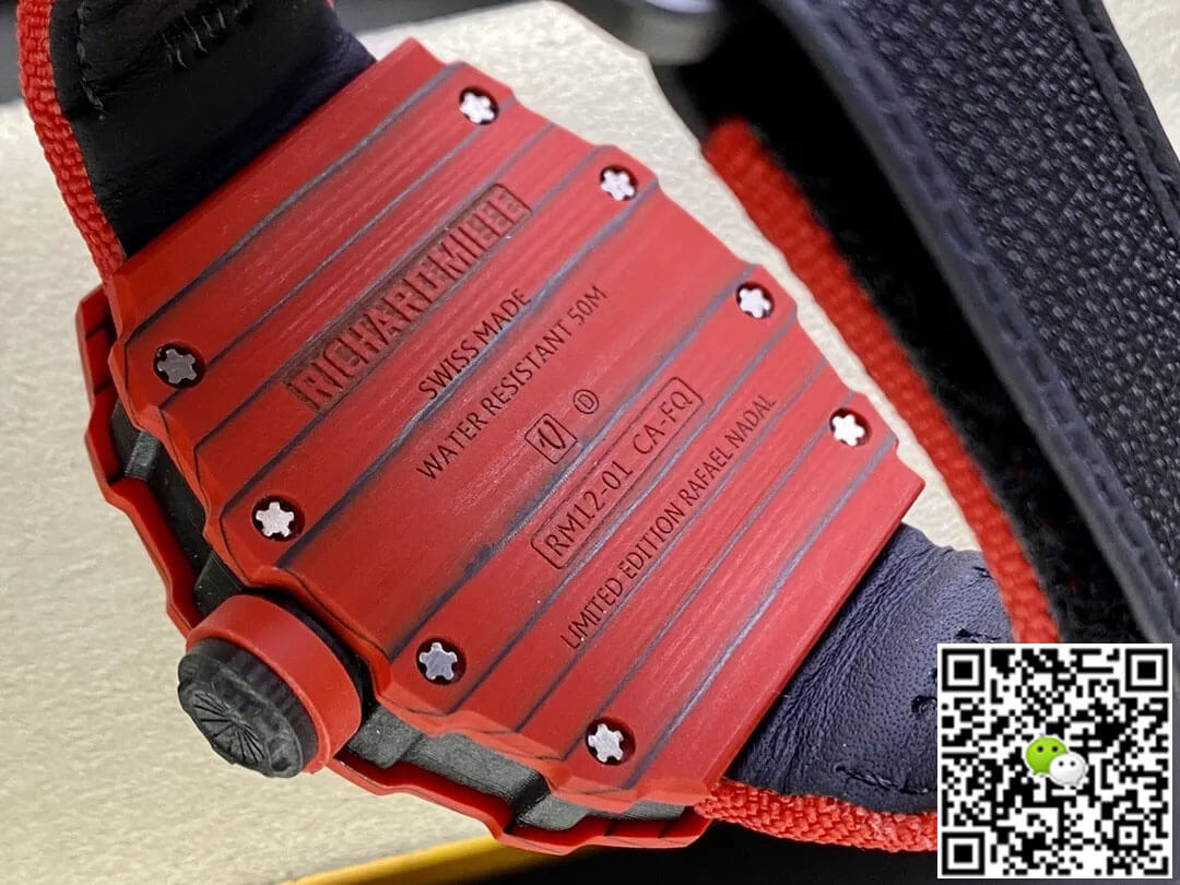 Richard Mille RM12-01 Tourbillon RM Factory Red Carbon Fiber Case