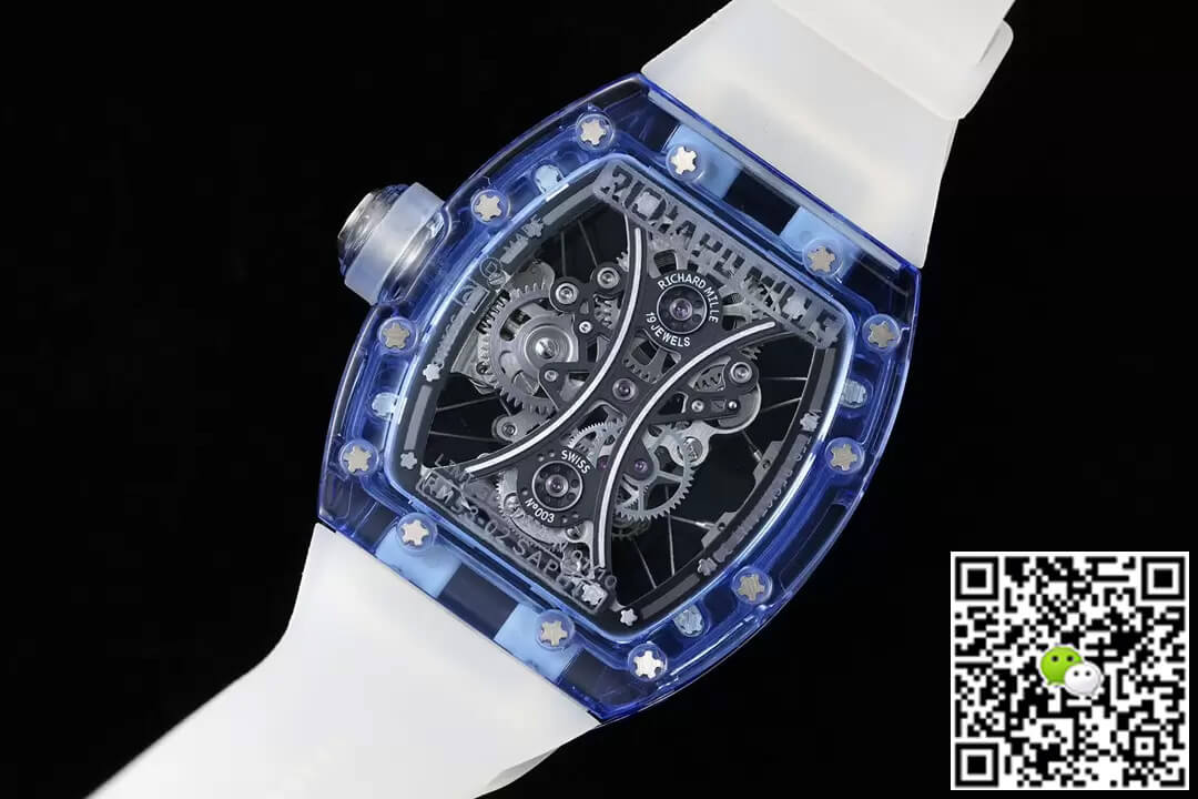 Richard Mille RM053-02 Tourbillon RM Factory Blue Transparent Case