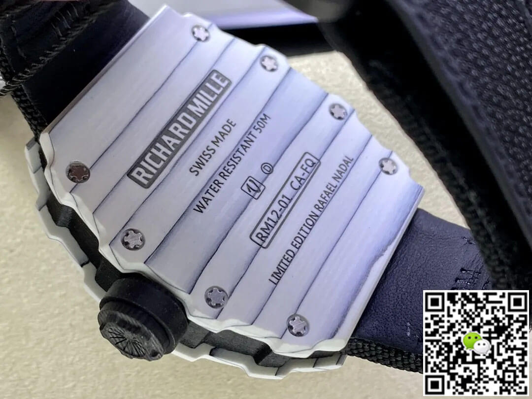 Richard Mille RM12-01 Tourbillon RM Factory White Carbon Fiber Case