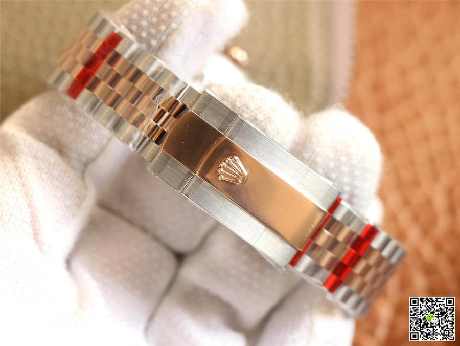Rolex Datejust M126231-0027 EW Factory Diamonds Rose Gold Dial