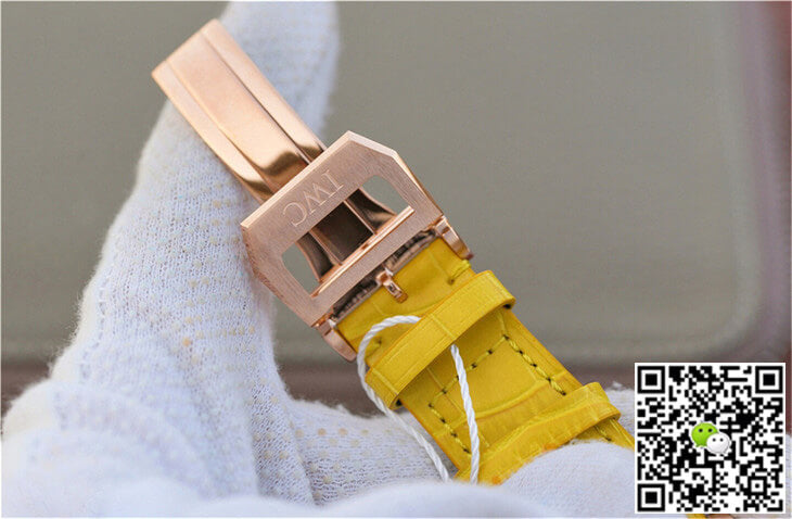 IWC Portuguese ZF Factory Yellow Cowhide Strap