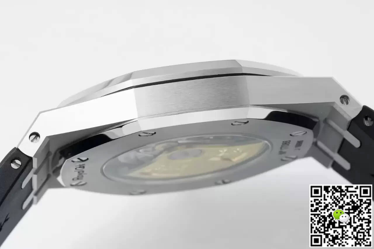 Audemars Piguet Royal Oak 15400 APS Factory Gray Dial Rubber Strap