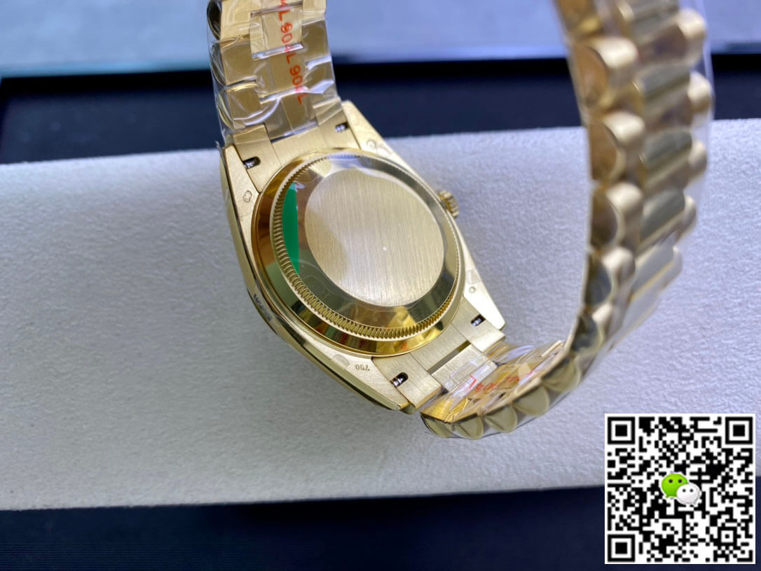 Rolex Day-Date M128238-0069 Yellow Gold EW Factory Gradual Green Dial