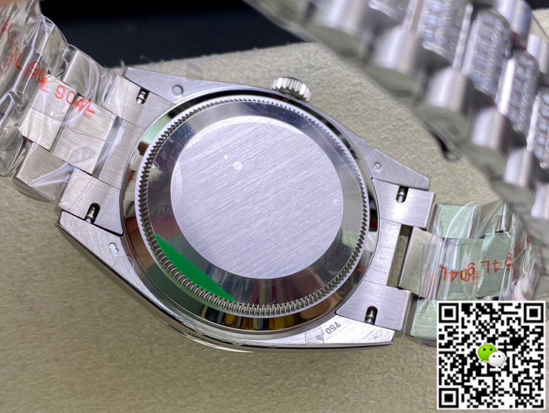 Rolex Day Date M128349RBR-0026 EW Factory Diamond-Set Bezel