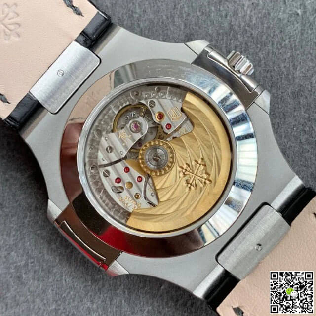 Patek Philippe Nautilus 5726/1A-001 GR Factory Black Leather Strap