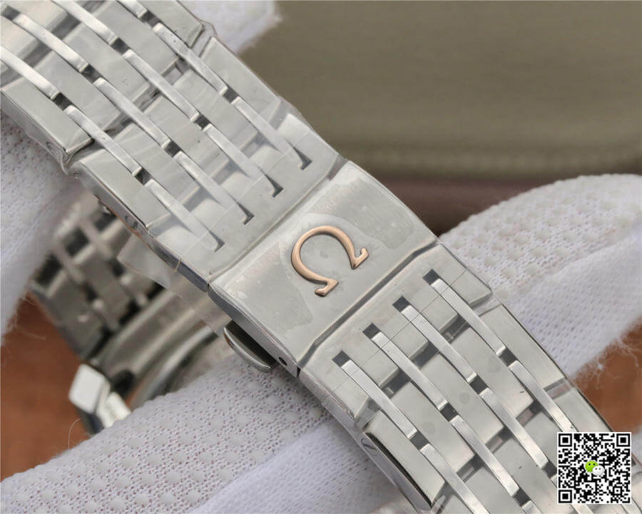 Omega De Ville 431.30.41.21.02.001 VS Factory Silver Dial Stainless Steel Strap