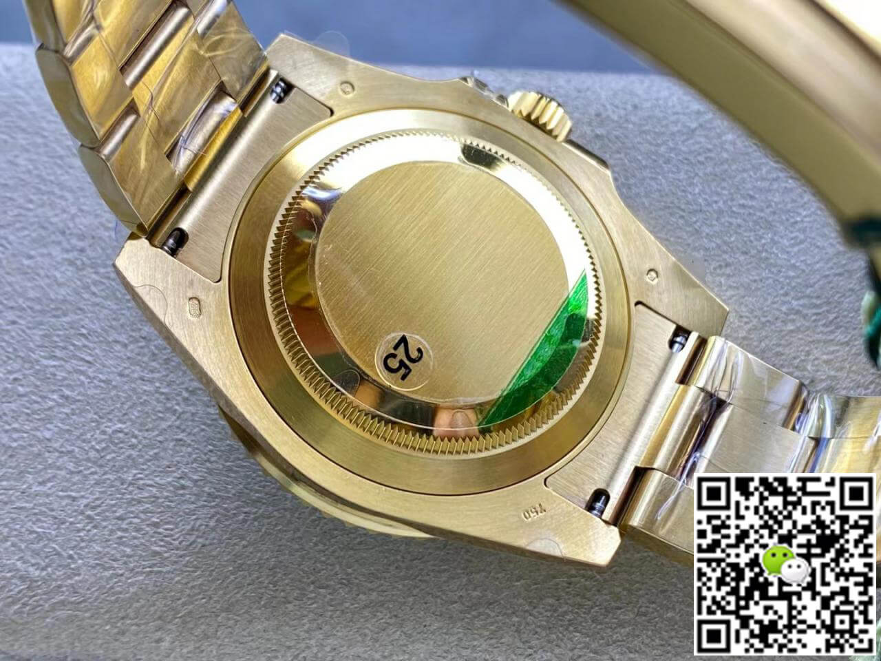 Rolex Submariner 116618LN-97208 VS Factory Yellow Gold Black Dial