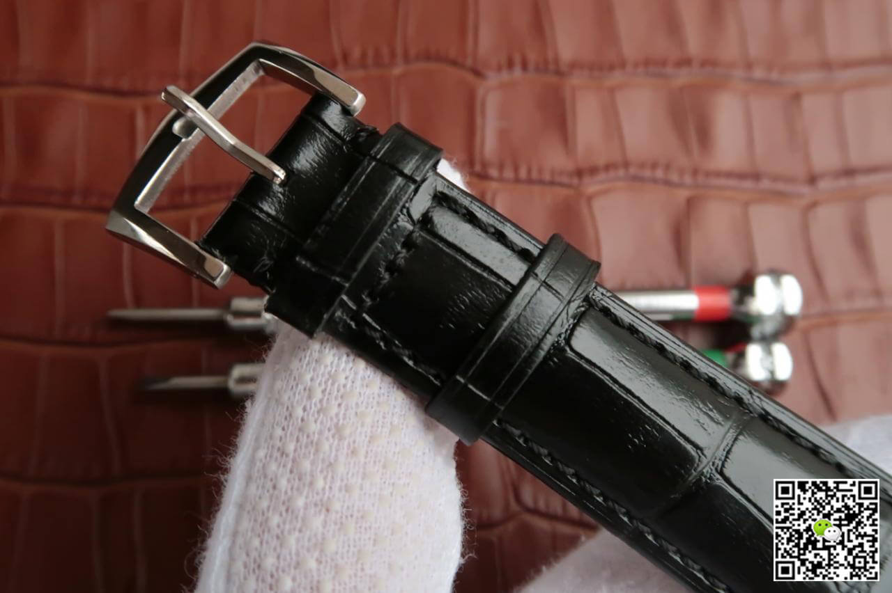 Patek Philippe Annual Calendar 5205R-001 KM Factory Black Dial Cowhide Strap