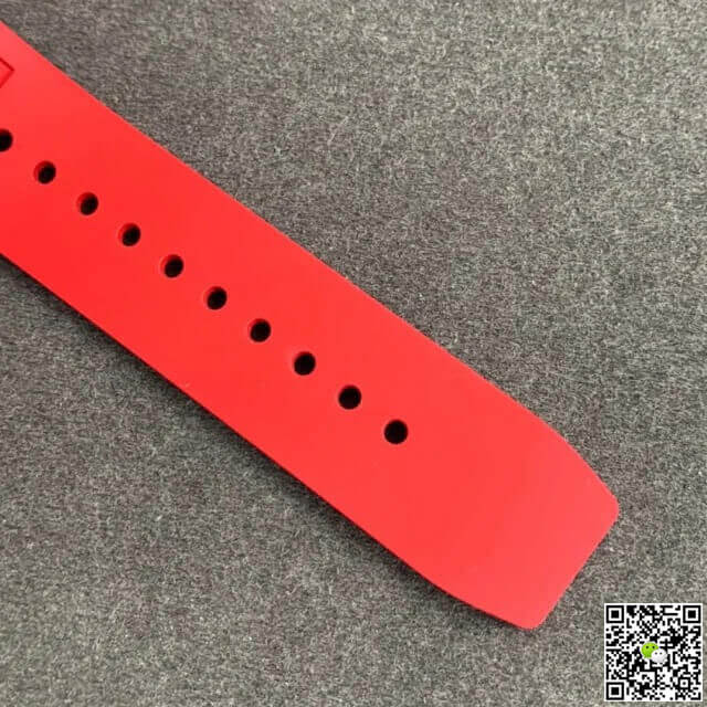 Richard Mille RM-011 KV Factory V2 Forged Carbon Case Rubber Strap