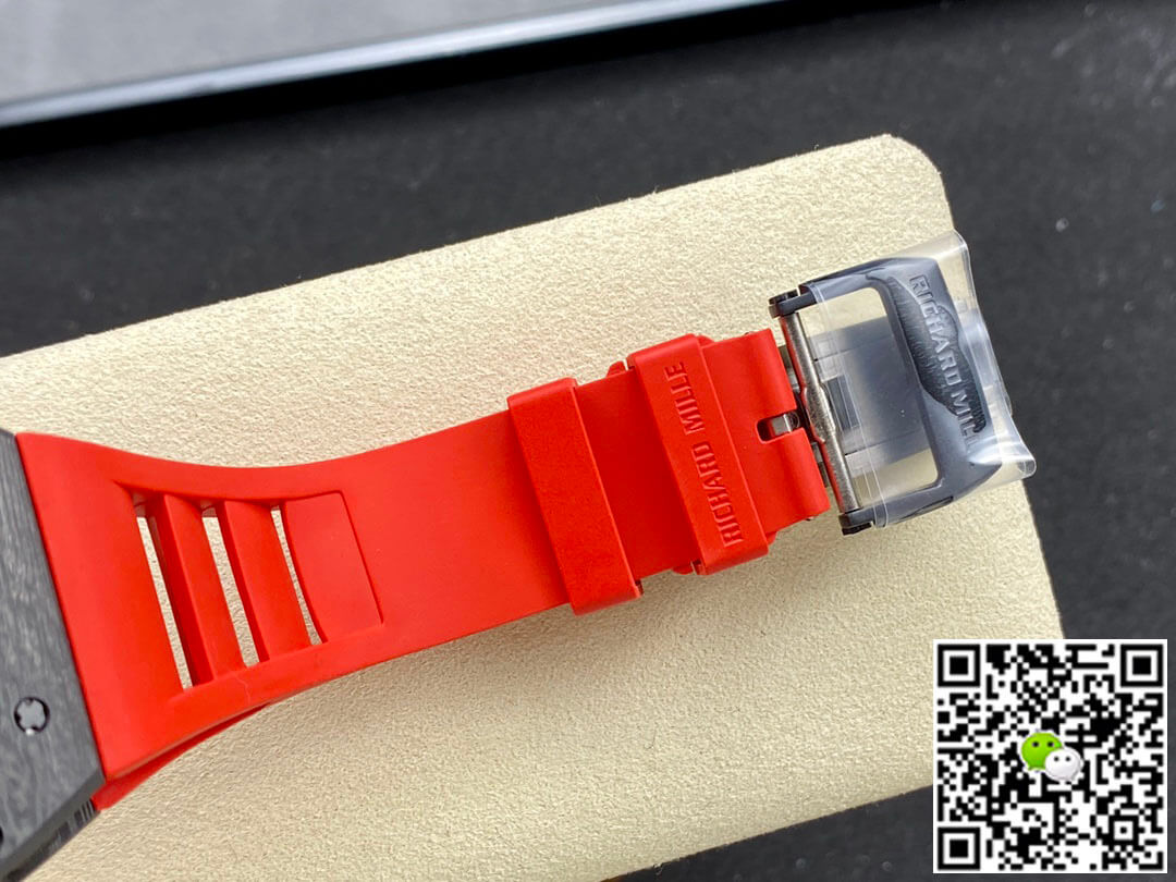 Richard Mille RM-055 BBR Factory Red Rubber Strap