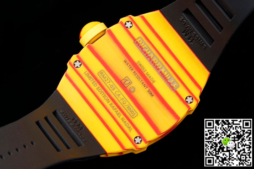 Richard Mille RM27-03 Rafael Nadal Tourbillon RM Factory Rubber Strap