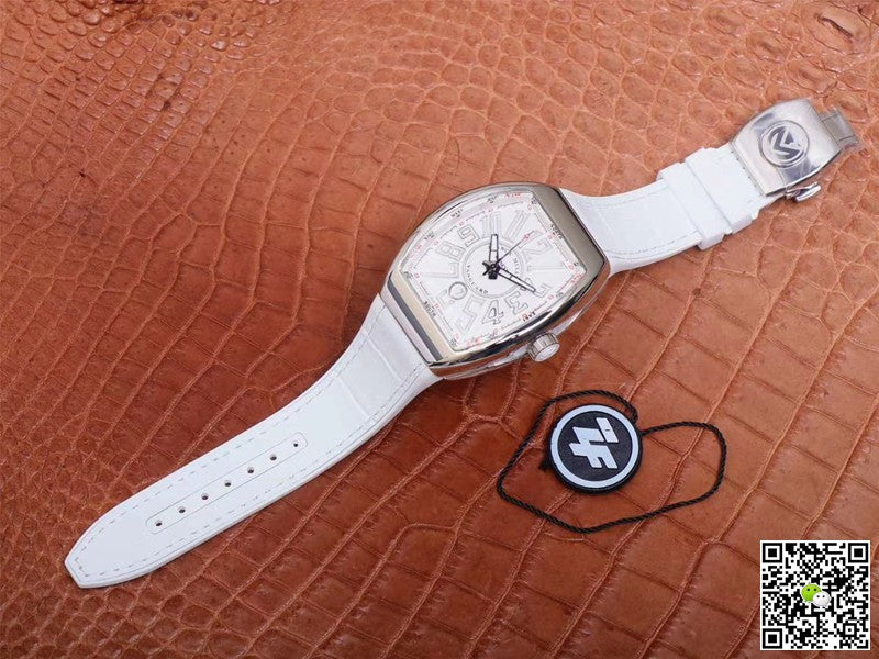 Franck Muller Vanguard V 45 SC DT 5N BC ZF Factory White Dial