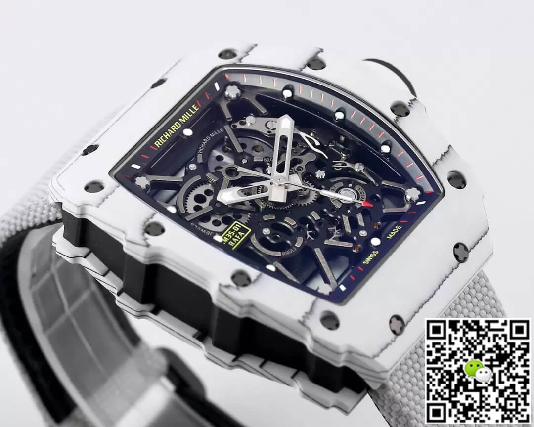 Richard Mille RM35-01 BBR Factory White Carbon Fiber Case