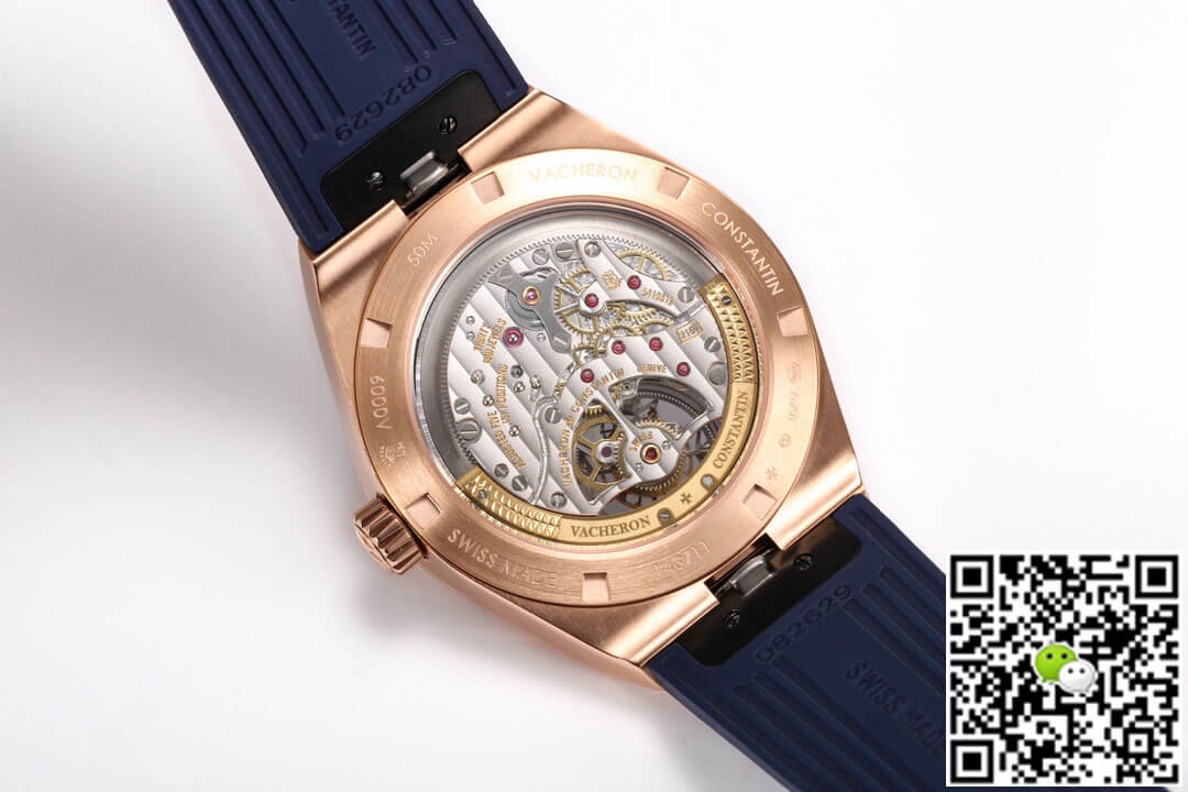 Vacheron Constantin Overseas Tourbillon 6000V/110R-B733 BBR Factory Blue Rubber Strap