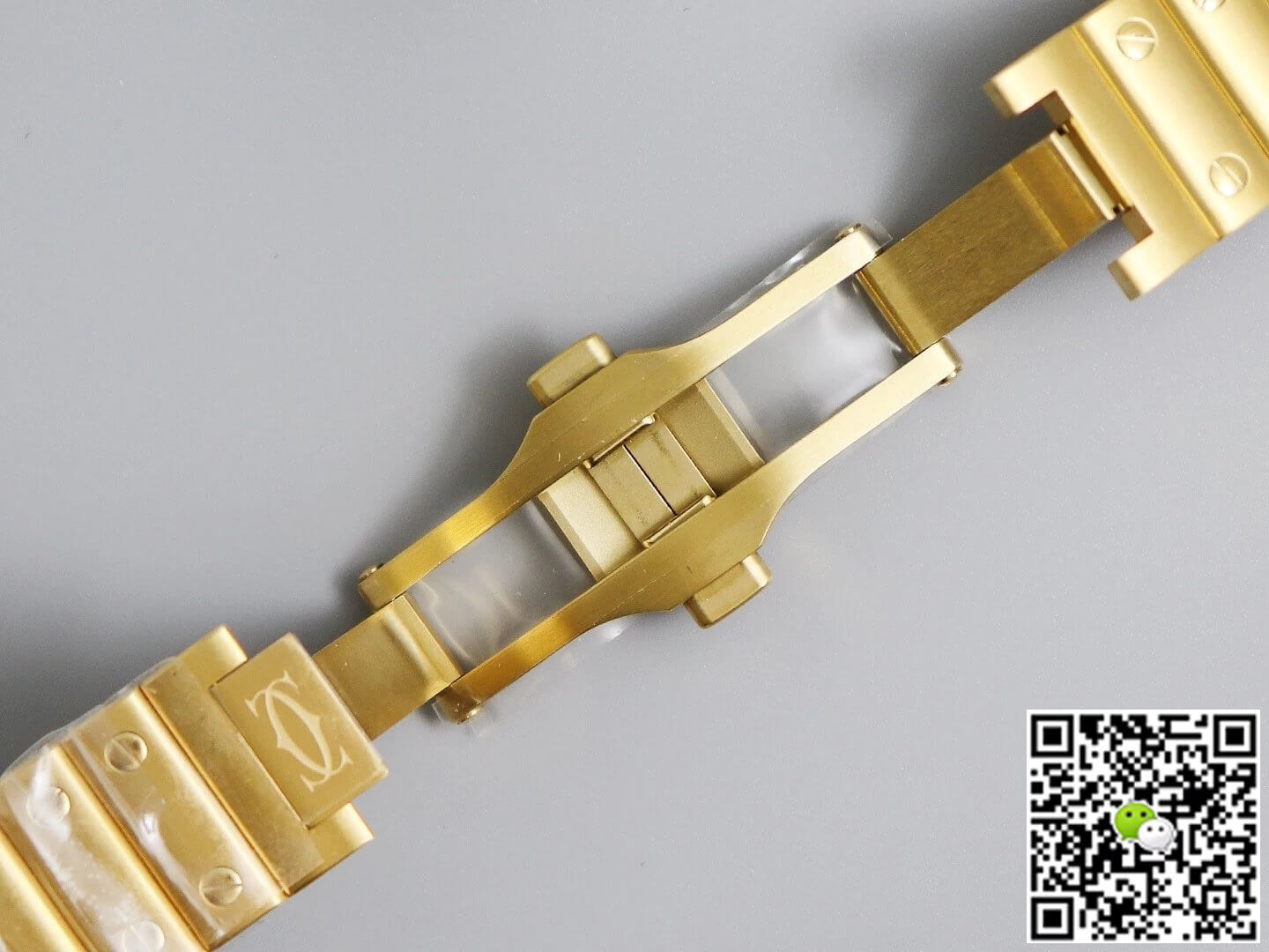 Cartier De Santos W20112Y1 BV Factory Yellow Gold