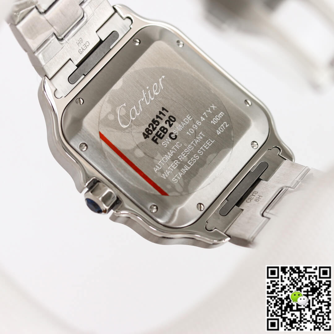 Santos De Cartier GF Factory Stainless Steel Strap