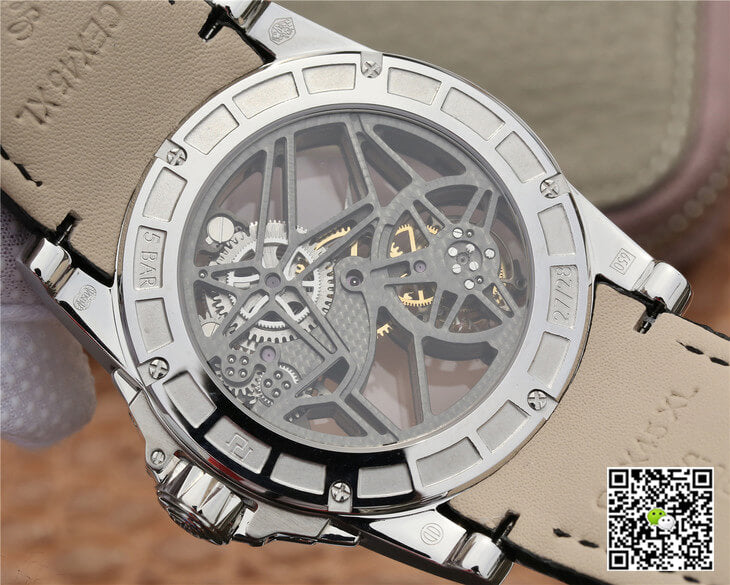 Roger Dubuis Excalibur RDDBEX0260 JB Factory Skeleton Tourbillon Dial