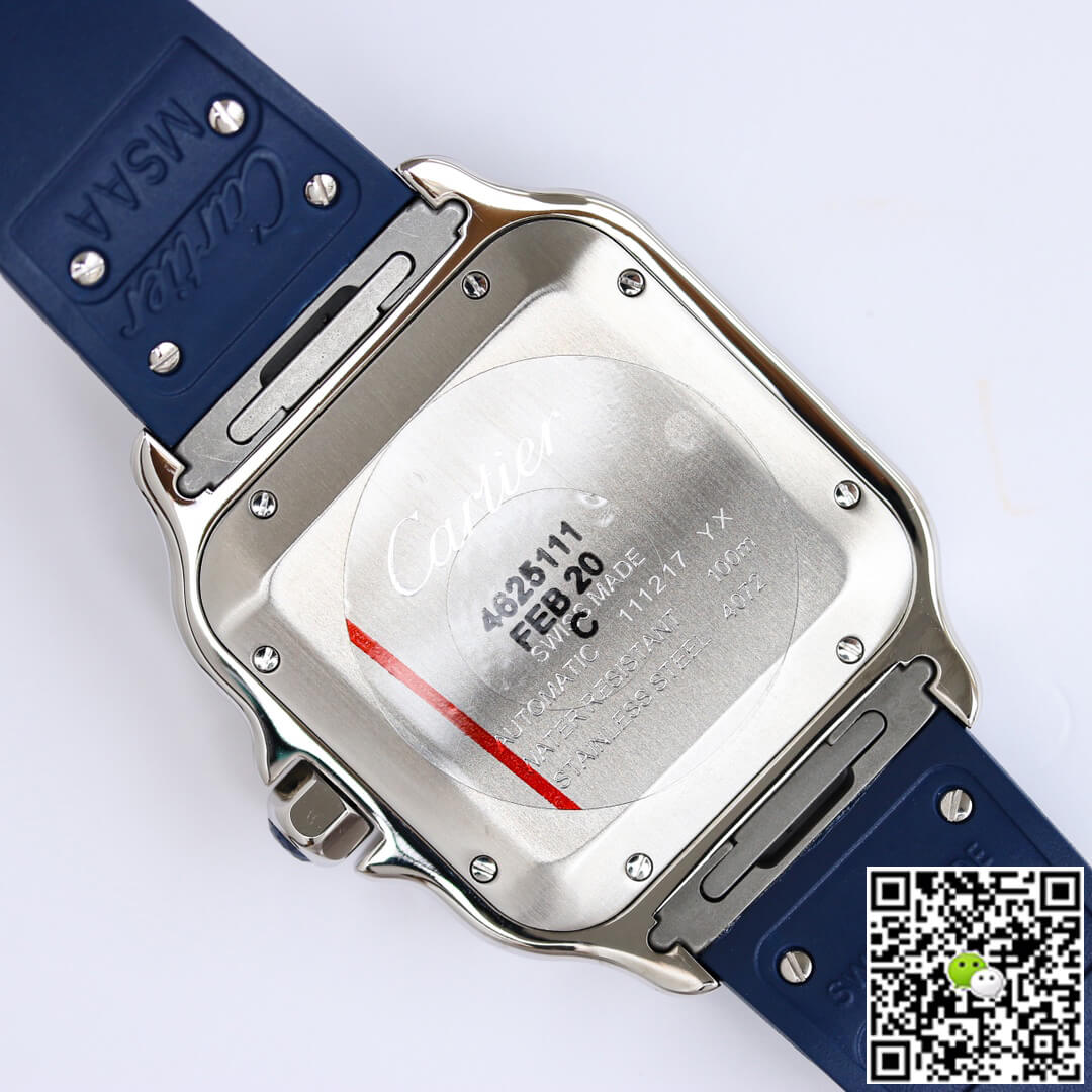 Santos De Cartier GF Factory Blue Bezel