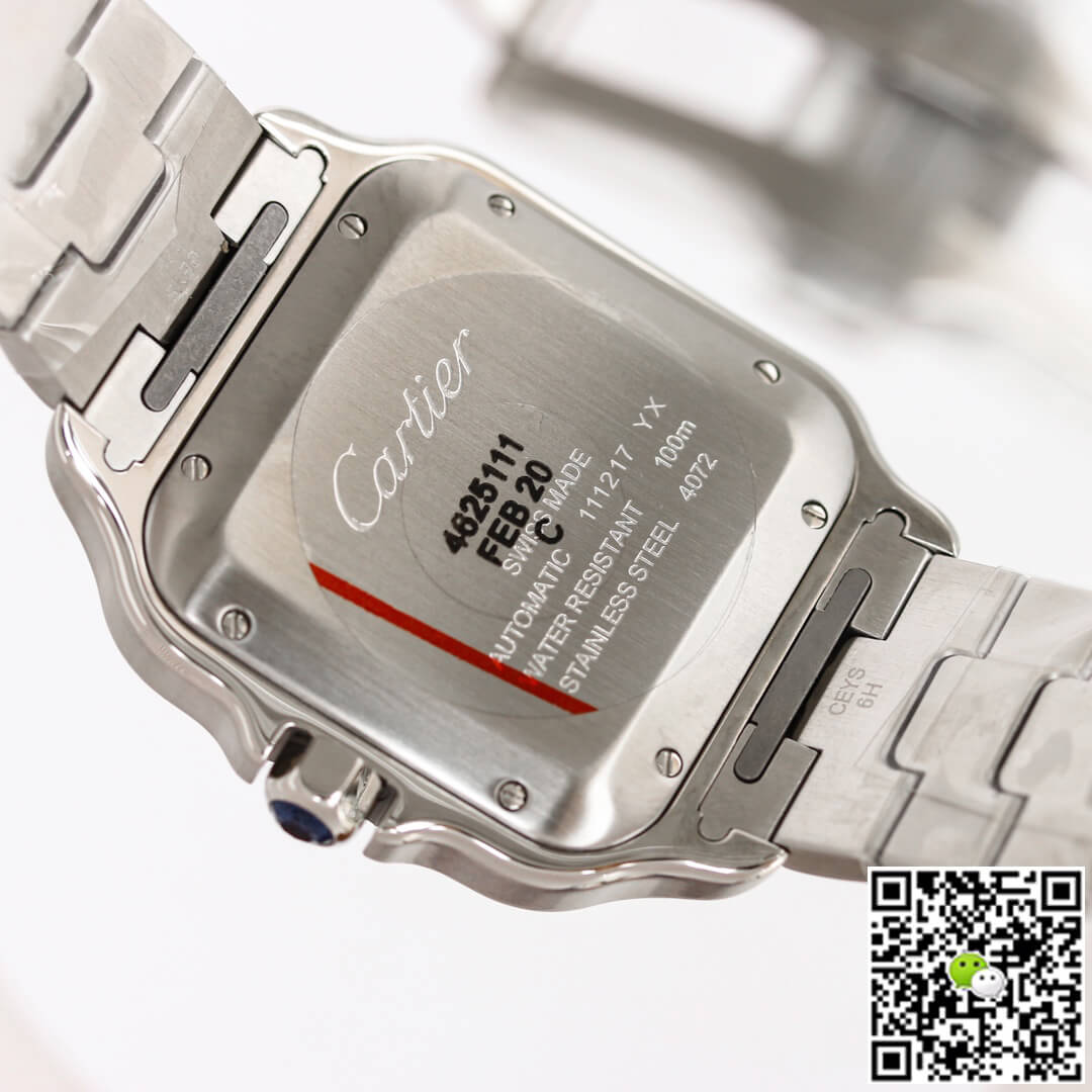 Santos De Cartier GF Factory Stainless Steel Blue Dial