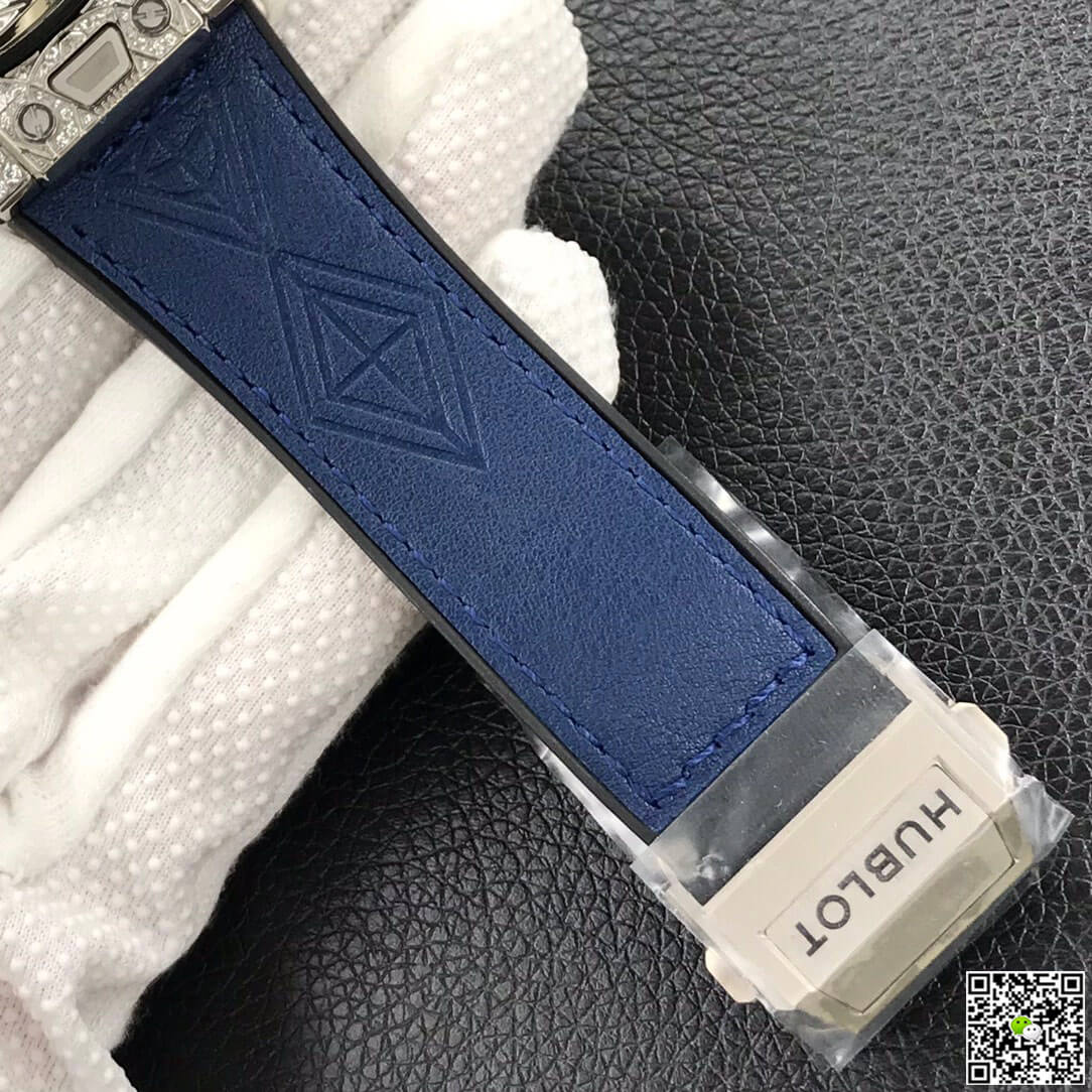 Hublot Big Bang 415.NX.7179.VR.MXM18 WWF Factory Titanium Blue Dial