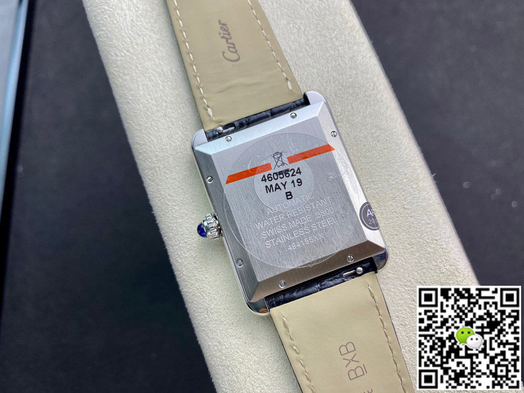 Cartier Tank W5200027 AF Factory Stainless Steel Case