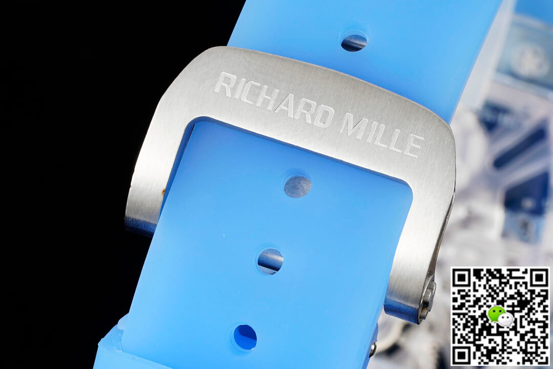 Richard Mille RM12-01 RM Factory Tourbillon Transparent Version Blue Strap