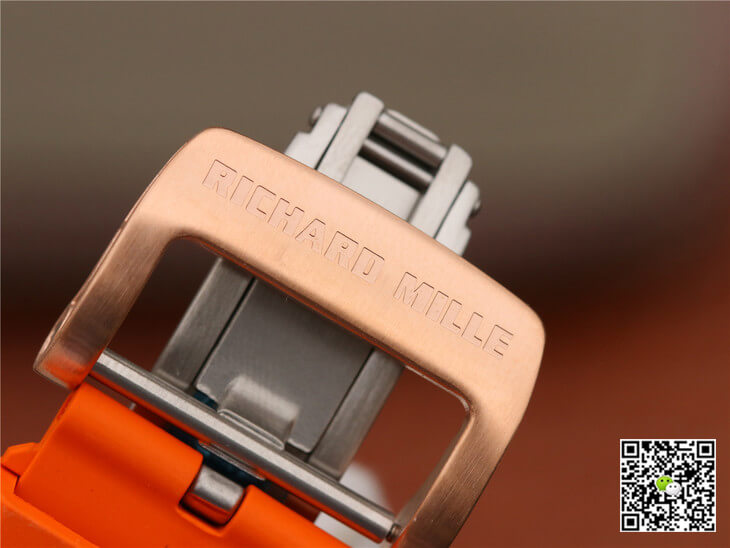 Richard Mille RM035 Americas KV Factory Rose Gold Orange Strap
