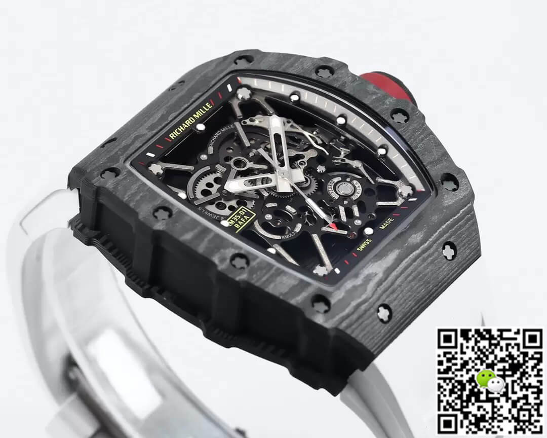 Richard Mille RM35-01 BBR Factory White Rubber Strap