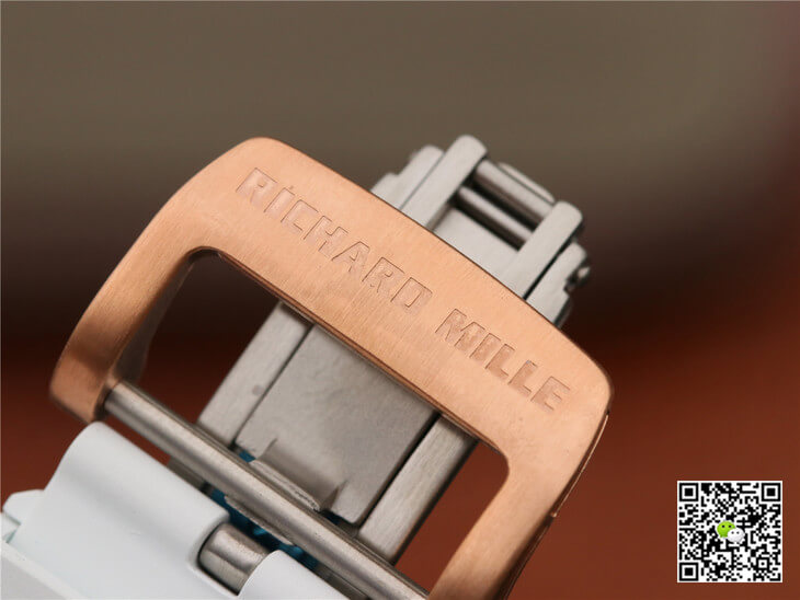 Richard Mille RM035 Americas KV Factory Rose Gold White Strap