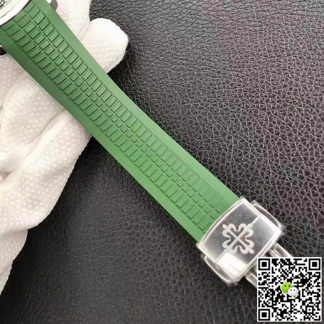 Patek Philippe Aquanaut 5168G 3K Factory Green Strap