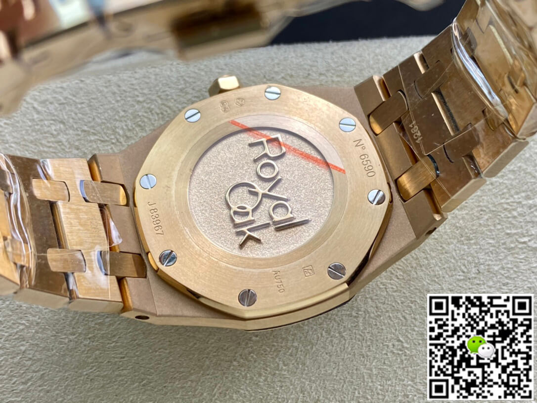 Audemars Piguet Royal Oak Quartz 67650OR.OO.1261OR.01 JF Factory White Dial