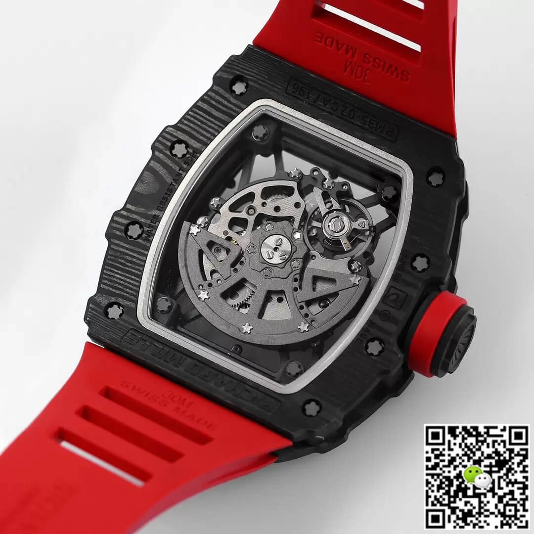 Richard Mille RM35-02 BBR Factory Red Rubber Strap
