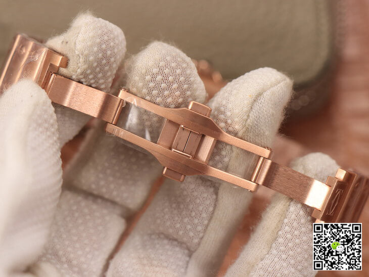 Cartier De Santos WSSA0010 BV Factory 18K Rose Gold White Dial