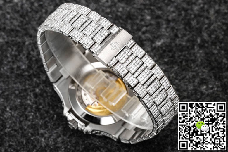 Patek Philippe Nautilus 5726 R8 Factory Gypsophila Diamond White Dial